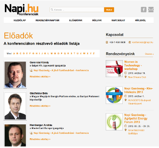 Napi.hu - Konferenciák